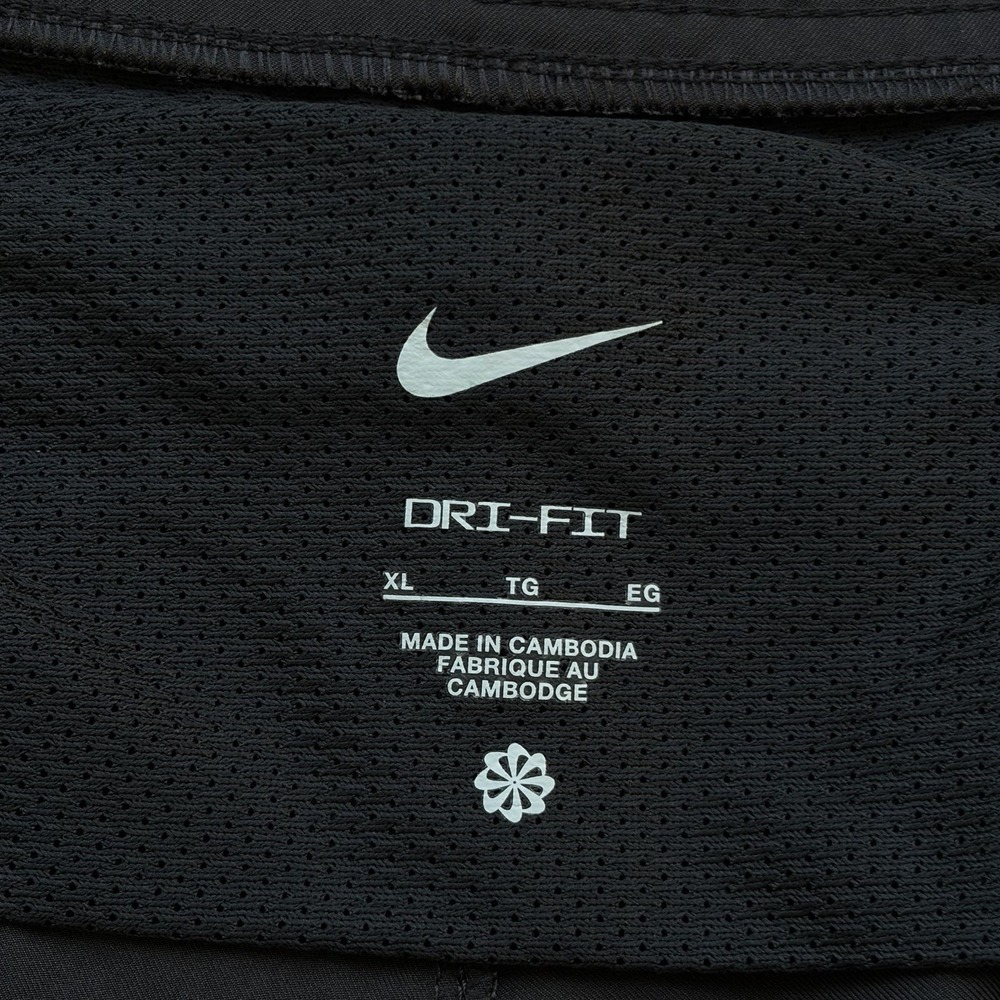 Nike Challenger Pants Mens XL Black Dri FIT Woven Running Ankle Zip Stretch - Picture 3 of 11